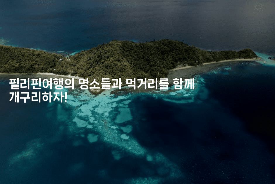 필리핀여행의 명소들과 먹거리를 함께 개구리하자!-피리피니