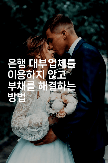 은행 대부업체를 이용하지 않고 부채를 해결하는 방법