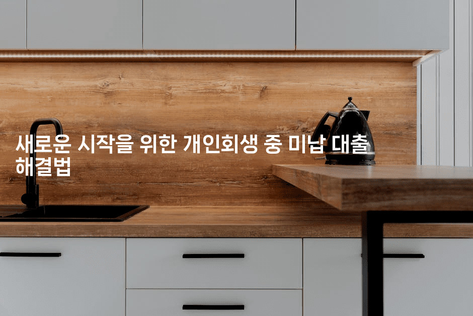 새로운 시작을 위한 개인회생 중 미납 대출 해결법-피리피니