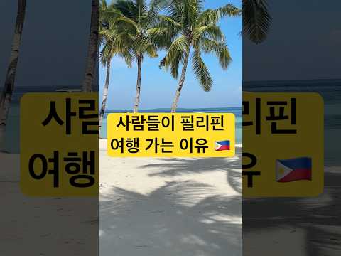 ?? 사람들이 필리핀 가는 이유 #세부여행 #보홀여행 #동남아여행#아일랜드트래블러