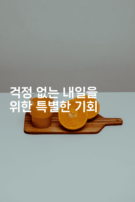 걱정 없는 내일을 위한 특별한 기회-피리피니