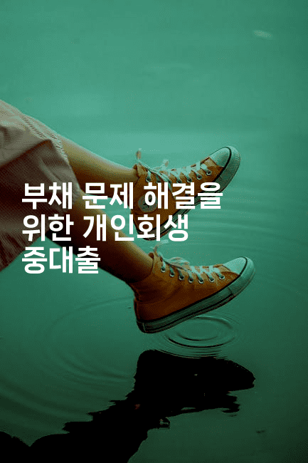 부채 문제 해결을 위한 개인회생 중대출-피리피니